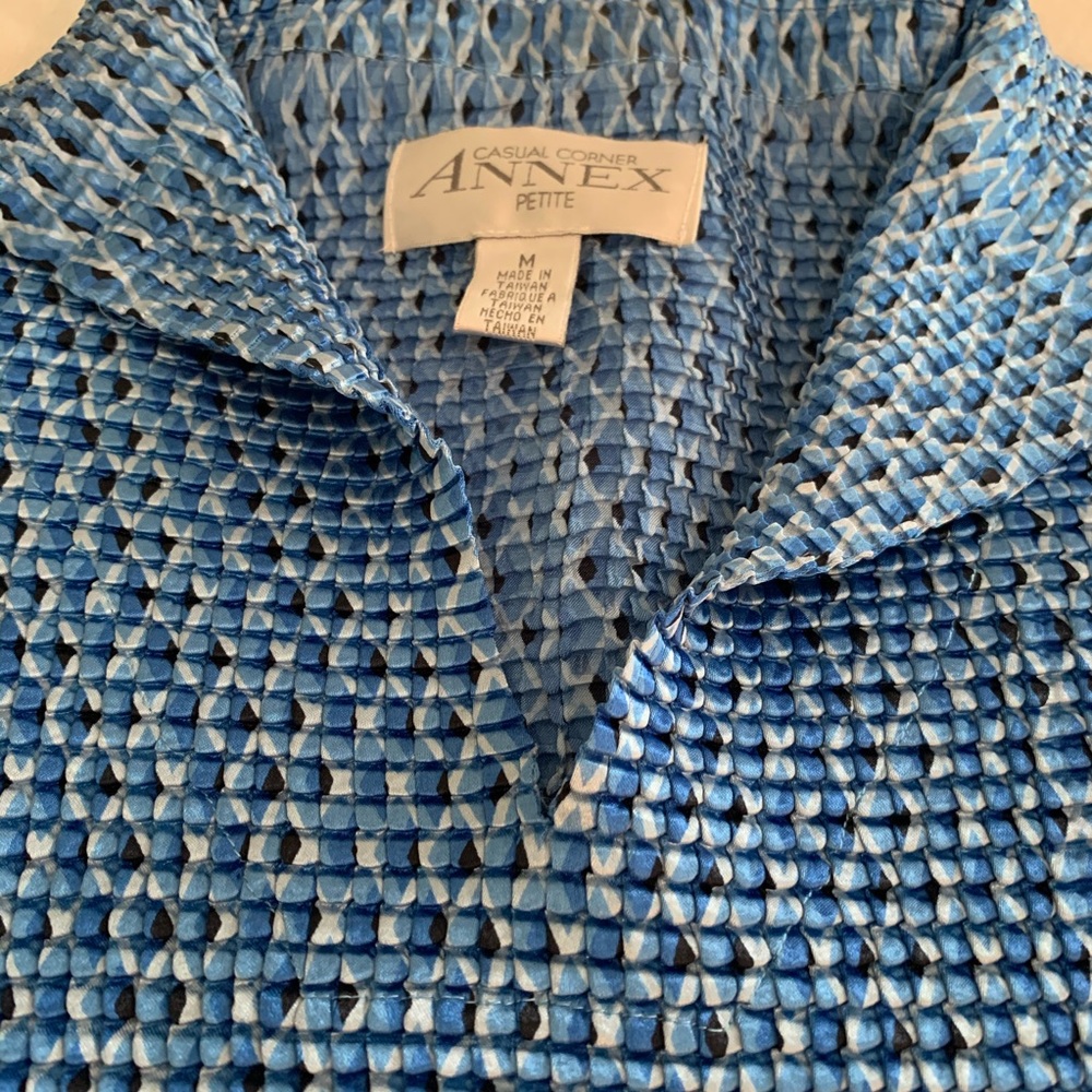 Shades of blue Casual Corner Annex blouse